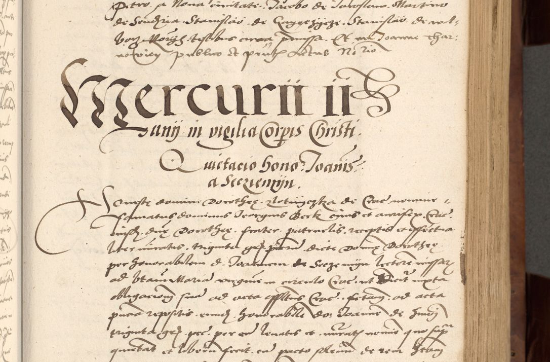 Zdjęcie nr 101 dla obiektu archiwalnego: Acta actorum causarum, sentenciarum, obligationum et mandatorum coram reverendo patre domino Petro Porembski preposito Osswieczimensi, canonico et officiali generali Cracoviensi ad annum Domini millesimum quingentesimum quadrogesimum sextum, cuius inditio est quarta, pontificatus sanctissimi in Christo patris et domini nostri domini Pauli divina providencia papae tercii, anno ipsius duodecimo, a die ac mense infrascriptis feliciter inchoantur