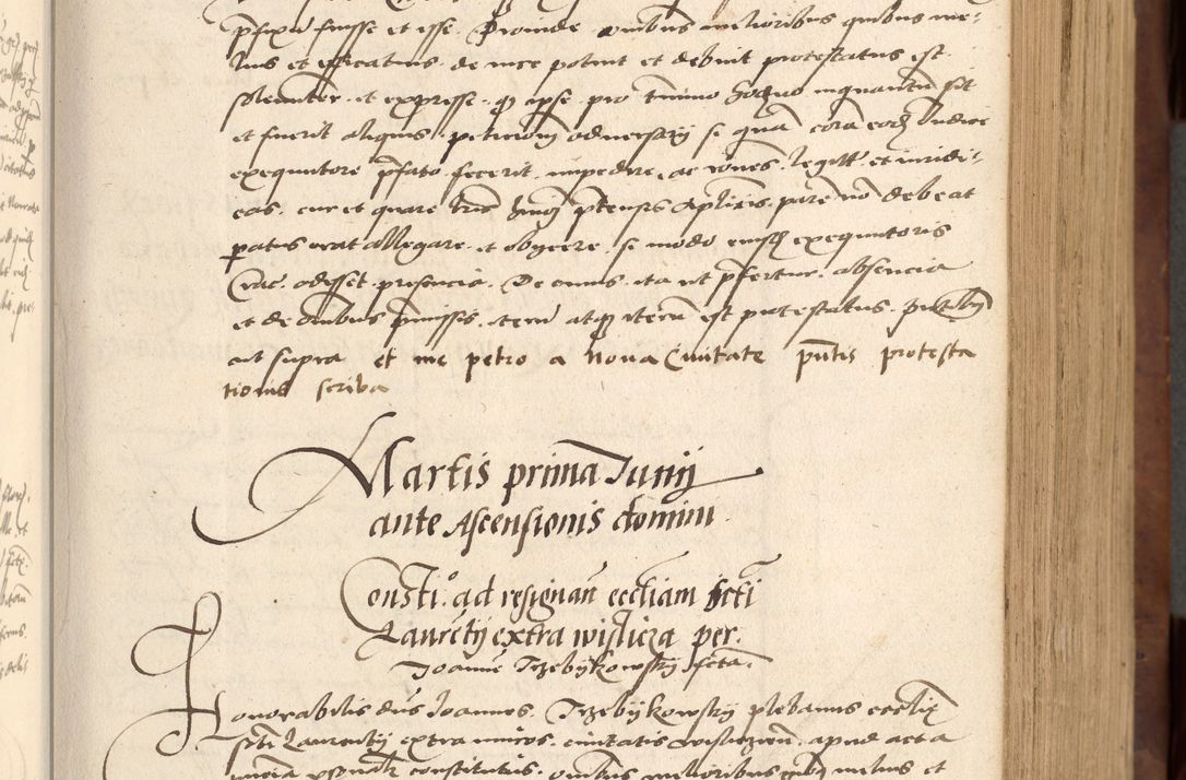 Zdjęcie nr 97 dla obiektu archiwalnego: Acta actorum causarum, sentenciarum, obligationum et mandatorum coram reverendo patre domino Petro Porembski preposito Osswieczimensi, canonico et officiali generali Cracoviensi ad annum Domini millesimum quingentesimum quadrogesimum sextum, cuius inditio est quarta, pontificatus sanctissimi in Christo patris et domini nostri domini Pauli divina providencia papae tercii, anno ipsius duodecimo, a die ac mense infrascriptis feliciter inchoantur