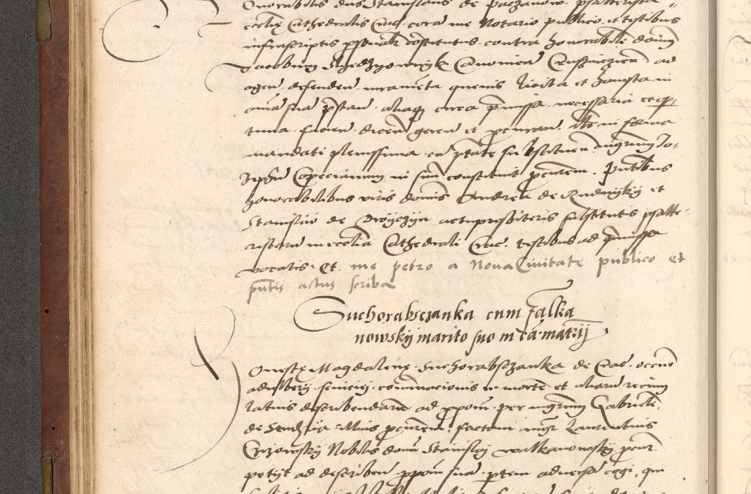 Zdjęcie nr 94 dla obiektu archiwalnego: Acta actorum causarum, sentenciarum, obligationum et mandatorum coram reverendo patre domino Petro Porembski preposito Osswieczimensi, canonico et officiali generali Cracoviensi ad annum Domini millesimum quingentesimum quadrogesimum sextum, cuius inditio est quarta, pontificatus sanctissimi in Christo patris et domini nostri domini Pauli divina providencia papae tercii, anno ipsius duodecimo, a die ac mense infrascriptis feliciter inchoantur