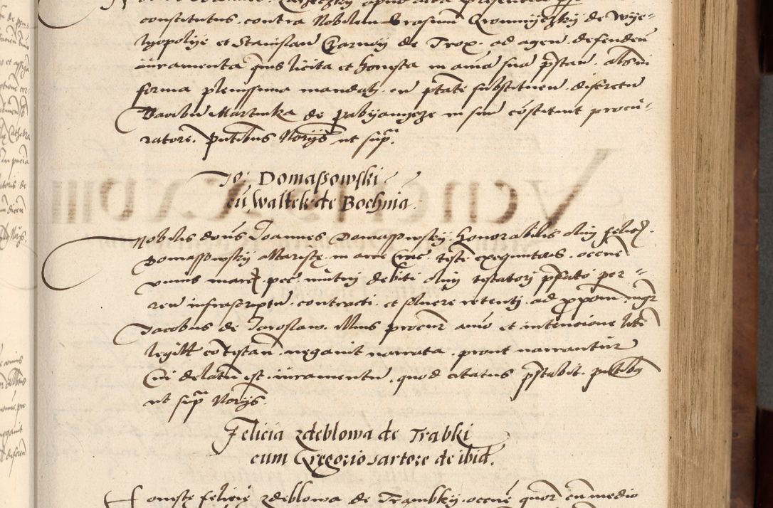 Zdjęcie nr 83 dla obiektu archiwalnego: Acta actorum causarum, sentenciarum, obligationum et mandatorum coram reverendo patre domino Petro Porembski preposito Osswieczimensi, canonico et officiali generali Cracoviensi ad annum Domini millesimum quingentesimum quadrogesimum sextum, cuius inditio est quarta, pontificatus sanctissimi in Christo patris et domini nostri domini Pauli divina providencia papae tercii, anno ipsius duodecimo, a die ac mense infrascriptis feliciter inchoantur