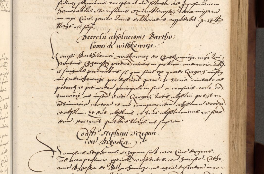 Zdjęcie nr 69 dla obiektu archiwalnego: Acta actorum causarum, sentenciarum, obligationum et mandatorum coram reverendo patre domino Petro Porembski preposito Osswieczimensi, canonico et officiali generali Cracoviensi ad annum Domini millesimum quingentesimum quadrogesimum sextum, cuius inditio est quarta, pontificatus sanctissimi in Christo patris et domini nostri domini Pauli divina providencia papae tercii, anno ipsius duodecimo, a die ac mense infrascriptis feliciter inchoantur