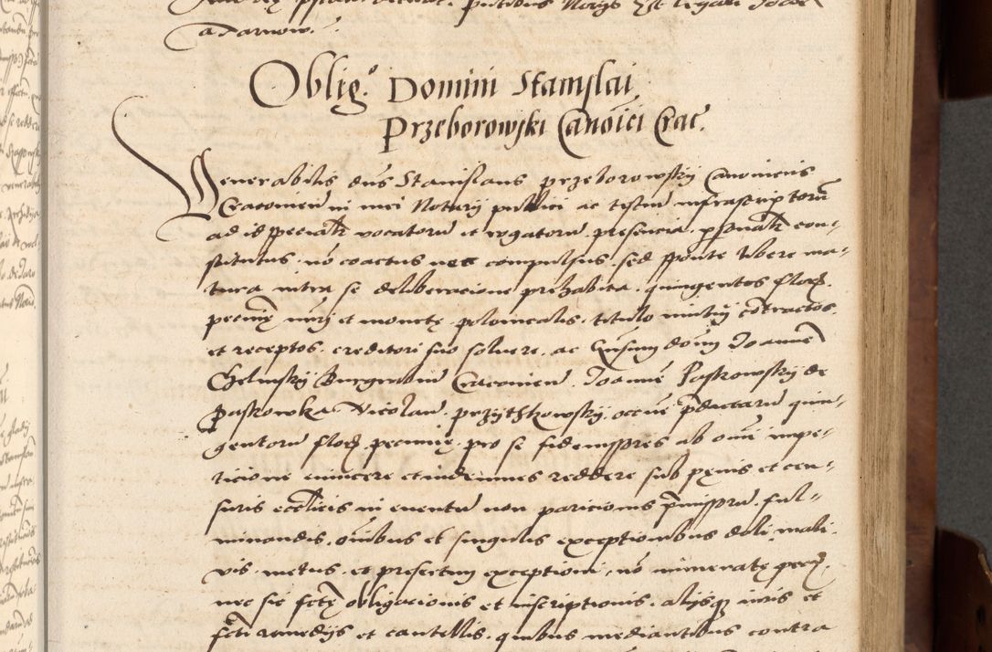 Zdjęcie nr 61 dla obiektu archiwalnego: Acta actorum causarum, sentenciarum, obligationum et mandatorum coram reverendo patre domino Petro Porembski preposito Osswieczimensi, canonico et officiali generali Cracoviensi ad annum Domini millesimum quingentesimum quadrogesimum sextum, cuius inditio est quarta, pontificatus sanctissimi in Christo patris et domini nostri domini Pauli divina providencia papae tercii, anno ipsius duodecimo, a die ac mense infrascriptis feliciter inchoantur