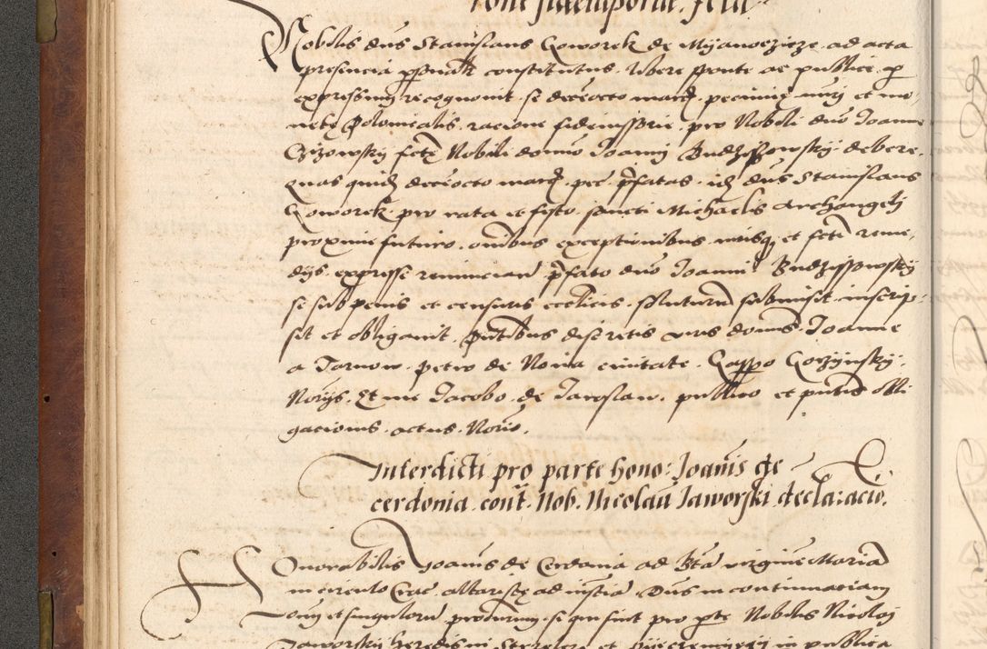 Zdjęcie nr 54 dla obiektu archiwalnego: Acta actorum causarum, sentenciarum, obligationum et mandatorum coram reverendo patre domino Petro Porembski preposito Osswieczimensi, canonico et officiali generali Cracoviensi ad annum Domini millesimum quingentesimum quadrogesimum sextum, cuius inditio est quarta, pontificatus sanctissimi in Christo patris et domini nostri domini Pauli divina providencia papae tercii, anno ipsius duodecimo, a die ac mense infrascriptis feliciter inchoantur