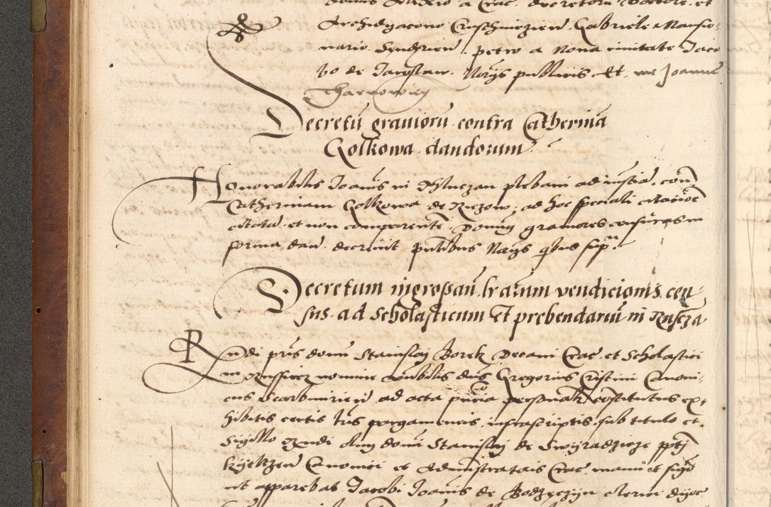 Zdjęcie nr 48 dla obiektu archiwalnego: Acta actorum causarum, sentenciarum, obligationum et mandatorum coram reverendo patre domino Petro Porembski preposito Osswieczimensi, canonico et officiali generali Cracoviensi ad annum Domini millesimum quingentesimum quadrogesimum sextum, cuius inditio est quarta, pontificatus sanctissimi in Christo patris et domini nostri domini Pauli divina providencia papae tercii, anno ipsius duodecimo, a die ac mense infrascriptis feliciter inchoantur