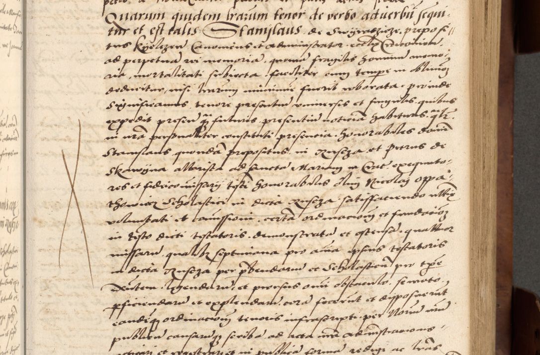 Zdjęcie nr 49 dla obiektu archiwalnego: Acta actorum causarum, sentenciarum, obligationum et mandatorum coram reverendo patre domino Petro Porembski preposito Osswieczimensi, canonico et officiali generali Cracoviensi ad annum Domini millesimum quingentesimum quadrogesimum sextum, cuius inditio est quarta, pontificatus sanctissimi in Christo patris et domini nostri domini Pauli divina providencia papae tercii, anno ipsius duodecimo, a die ac mense infrascriptis feliciter inchoantur