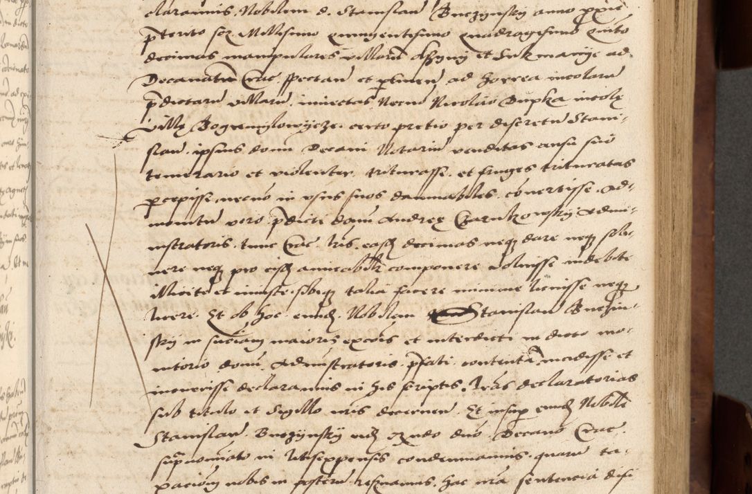 Zdjęcie nr 47 dla obiektu archiwalnego: Acta actorum causarum, sentenciarum, obligationum et mandatorum coram reverendo patre domino Petro Porembski preposito Osswieczimensi, canonico et officiali generali Cracoviensi ad annum Domini millesimum quingentesimum quadrogesimum sextum, cuius inditio est quarta, pontificatus sanctissimi in Christo patris et domini nostri domini Pauli divina providencia papae tercii, anno ipsius duodecimo, a die ac mense infrascriptis feliciter inchoantur