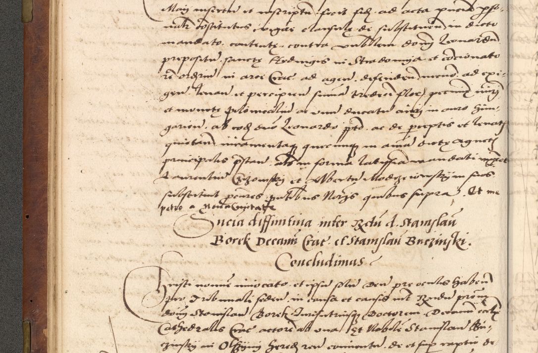 Zdjęcie nr 46 dla obiektu archiwalnego: Acta actorum causarum, sentenciarum, obligationum et mandatorum coram reverendo patre domino Petro Porembski preposito Osswieczimensi, canonico et officiali generali Cracoviensi ad annum Domini millesimum quingentesimum quadrogesimum sextum, cuius inditio est quarta, pontificatus sanctissimi in Christo patris et domini nostri domini Pauli divina providencia papae tercii, anno ipsius duodecimo, a die ac mense infrascriptis feliciter inchoantur