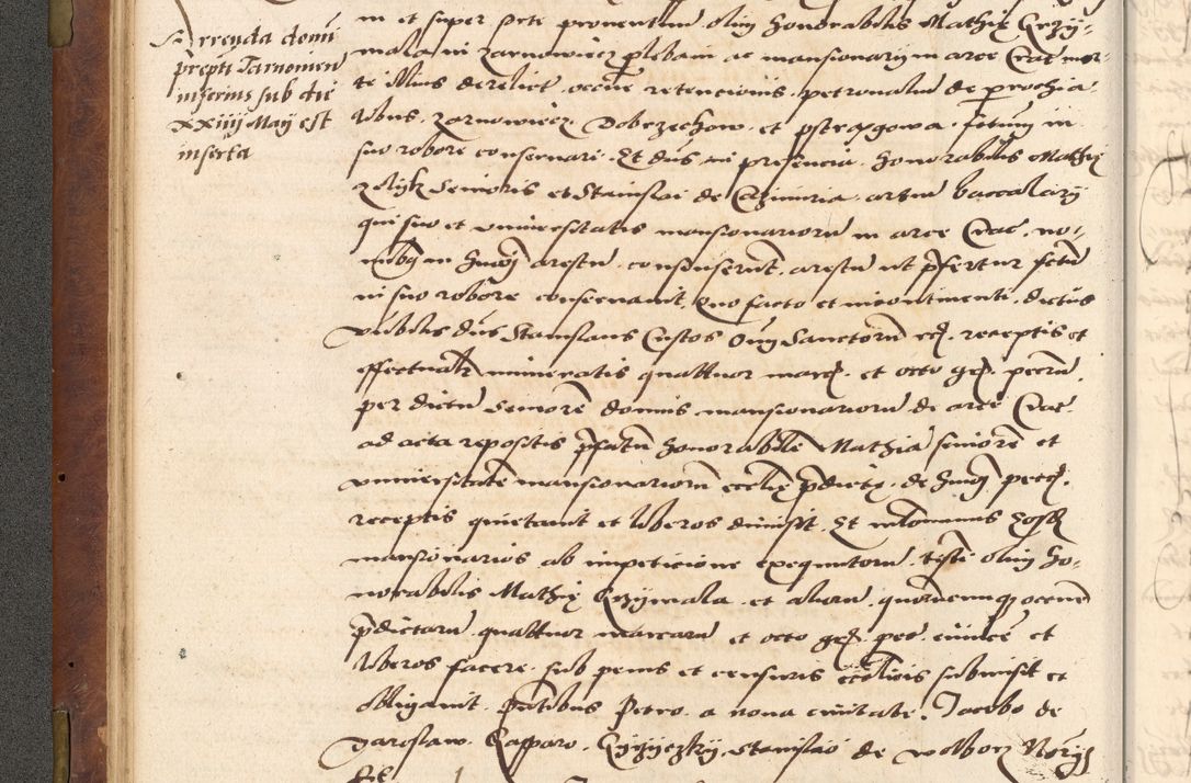 Zdjęcie nr 42 dla obiektu archiwalnego: Acta actorum causarum, sentenciarum, obligationum et mandatorum coram reverendo patre domino Petro Porembski preposito Osswieczimensi, canonico et officiali generali Cracoviensi ad annum Domini millesimum quingentesimum quadrogesimum sextum, cuius inditio est quarta, pontificatus sanctissimi in Christo patris et domini nostri domini Pauli divina providencia papae tercii, anno ipsius duodecimo, a die ac mense infrascriptis feliciter inchoantur