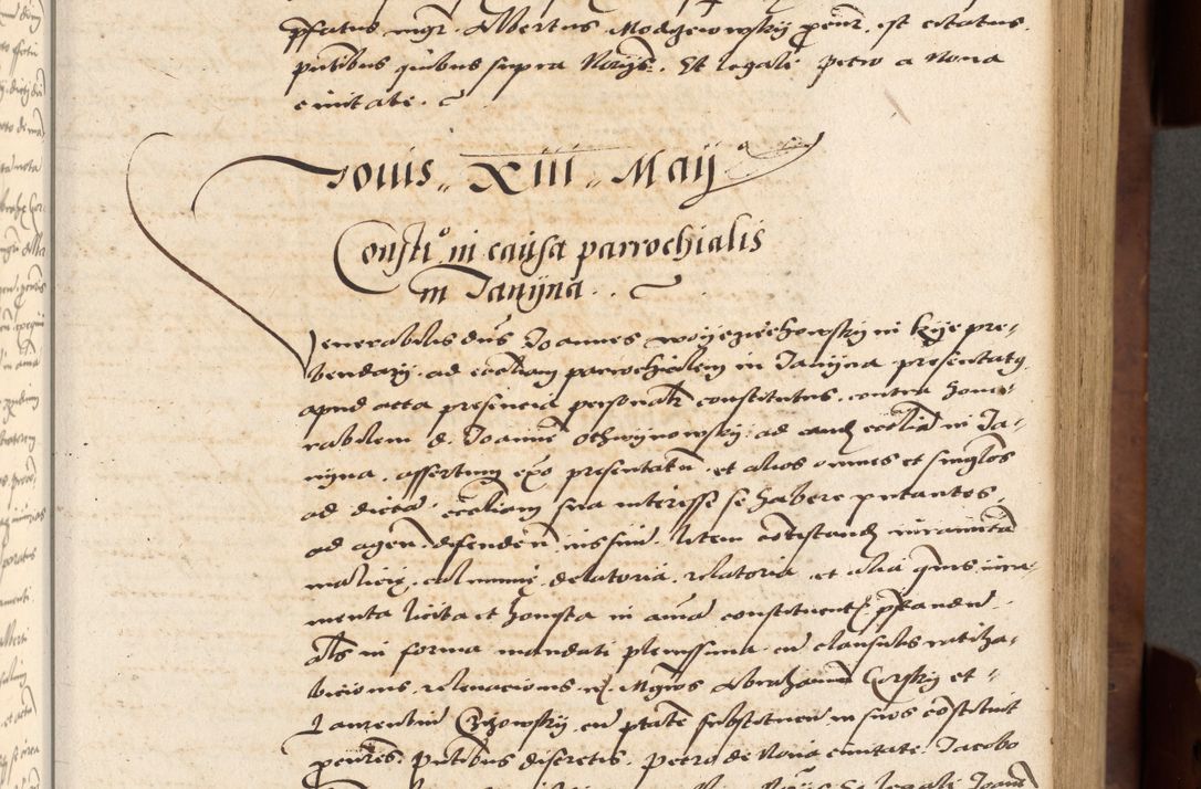 Zdjęcie nr 39 dla obiektu archiwalnego: Acta actorum causarum, sentenciarum, obligationum et mandatorum coram reverendo patre domino Petro Porembski preposito Osswieczimensi, canonico et officiali generali Cracoviensi ad annum Domini millesimum quingentesimum quadrogesimum sextum, cuius inditio est quarta, pontificatus sanctissimi in Christo patris et domini nostri domini Pauli divina providencia papae tercii, anno ipsius duodecimo, a die ac mense infrascriptis feliciter inchoantur