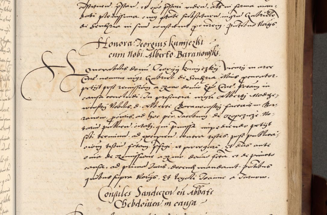Zdjęcie nr 37 dla obiektu archiwalnego: Acta actorum causarum, sentenciarum, obligationum et mandatorum coram reverendo patre domino Petro Porembski preposito Osswieczimensi, canonico et officiali generali Cracoviensi ad annum Domini millesimum quingentesimum quadrogesimum sextum, cuius inditio est quarta, pontificatus sanctissimi in Christo patris et domini nostri domini Pauli divina providencia papae tercii, anno ipsius duodecimo, a die ac mense infrascriptis feliciter inchoantur