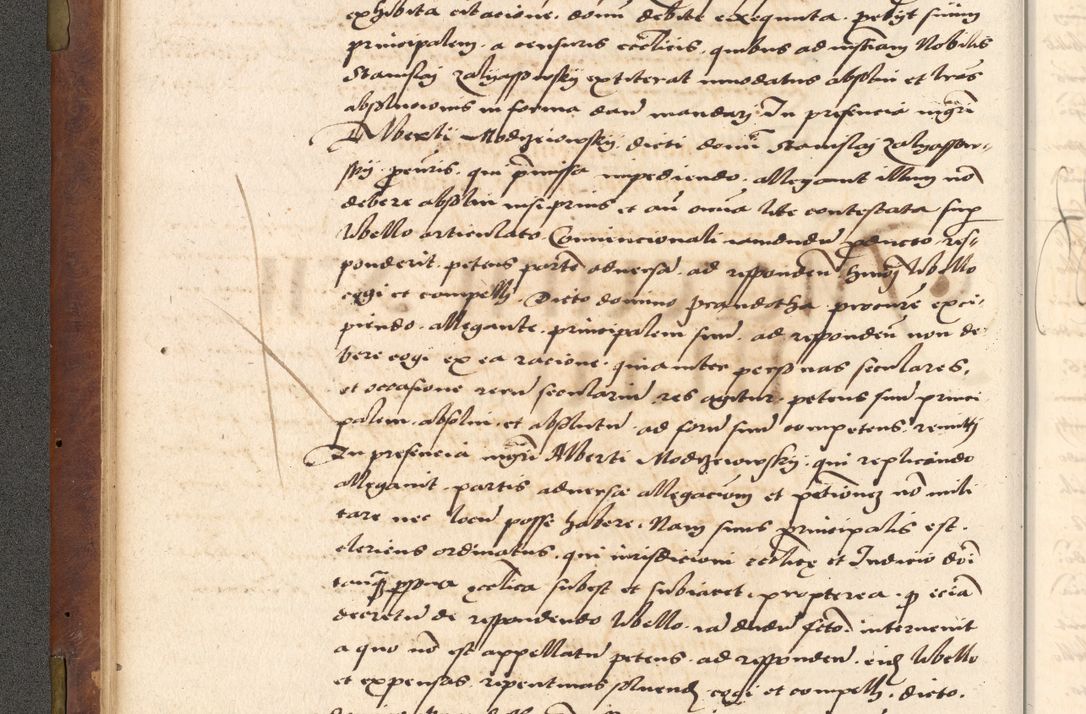 Zdjęcie nr 36 dla obiektu archiwalnego: Acta actorum causarum, sentenciarum, obligationum et mandatorum coram reverendo patre domino Petro Porembski preposito Osswieczimensi, canonico et officiali generali Cracoviensi ad annum Domini millesimum quingentesimum quadrogesimum sextum, cuius inditio est quarta, pontificatus sanctissimi in Christo patris et domini nostri domini Pauli divina providencia papae tercii, anno ipsius duodecimo, a die ac mense infrascriptis feliciter inchoantur