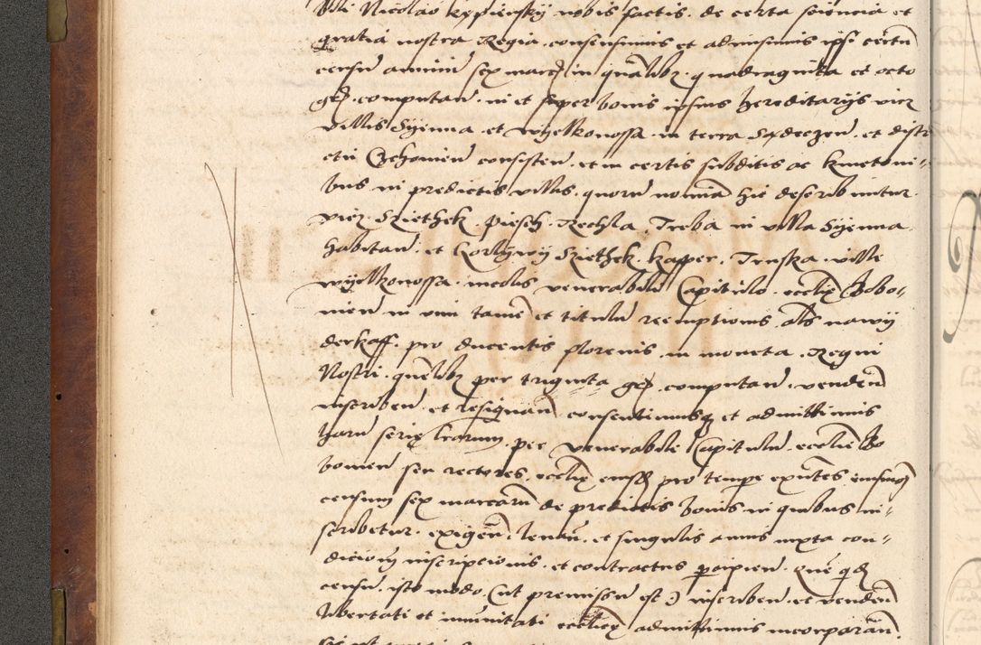 Zdjęcie nr 34 dla obiektu archiwalnego: Acta actorum causarum, sentenciarum, obligationum et mandatorum coram reverendo patre domino Petro Porembski preposito Osswieczimensi, canonico et officiali generali Cracoviensi ad annum Domini millesimum quingentesimum quadrogesimum sextum, cuius inditio est quarta, pontificatus sanctissimi in Christo patris et domini nostri domini Pauli divina providencia papae tercii, anno ipsius duodecimo, a die ac mense infrascriptis feliciter inchoantur