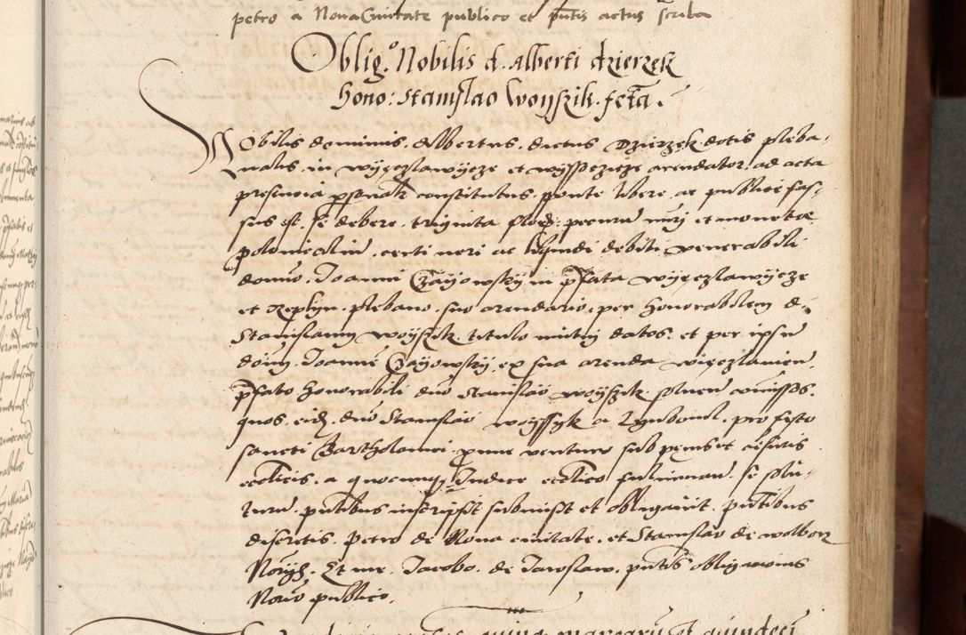 Zdjęcie nr 29 dla obiektu archiwalnego: Acta actorum causarum, sentenciarum, obligationum et mandatorum coram reverendo patre domino Petro Porembski preposito Osswieczimensi, canonico et officiali generali Cracoviensi ad annum Domini millesimum quingentesimum quadrogesimum sextum, cuius inditio est quarta, pontificatus sanctissimi in Christo patris et domini nostri domini Pauli divina providencia papae tercii, anno ipsius duodecimo, a die ac mense infrascriptis feliciter inchoantur