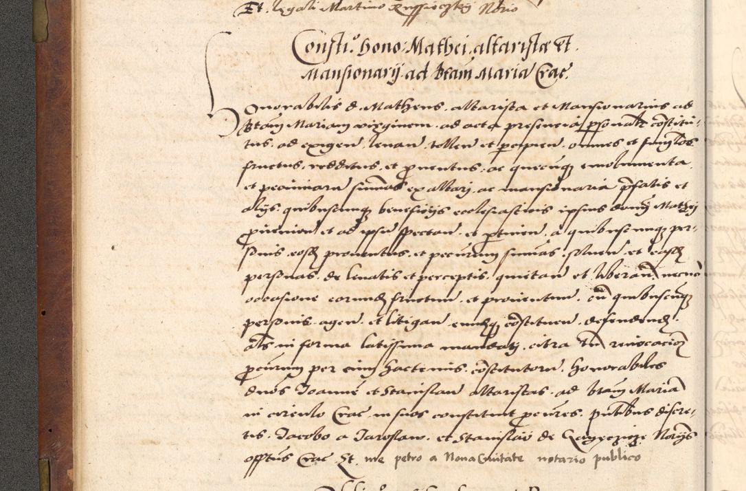 Zdjęcie nr 28 dla obiektu archiwalnego: Acta actorum causarum, sentenciarum, obligationum et mandatorum coram reverendo patre domino Petro Porembski preposito Osswieczimensi, canonico et officiali generali Cracoviensi ad annum Domini millesimum quingentesimum quadrogesimum sextum, cuius inditio est quarta, pontificatus sanctissimi in Christo patris et domini nostri domini Pauli divina providencia papae tercii, anno ipsius duodecimo, a die ac mense infrascriptis feliciter inchoantur