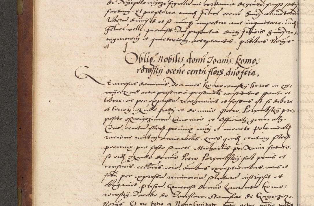 Zdjęcie nr 26 dla obiektu archiwalnego: Acta actorum causarum, sentenciarum, obligationum et mandatorum coram reverendo patre domino Petro Porembski preposito Osswieczimensi, canonico et officiali generali Cracoviensi ad annum Domini millesimum quingentesimum quadrogesimum sextum, cuius inditio est quarta, pontificatus sanctissimi in Christo patris et domini nostri domini Pauli divina providencia papae tercii, anno ipsius duodecimo, a die ac mense infrascriptis feliciter inchoantur