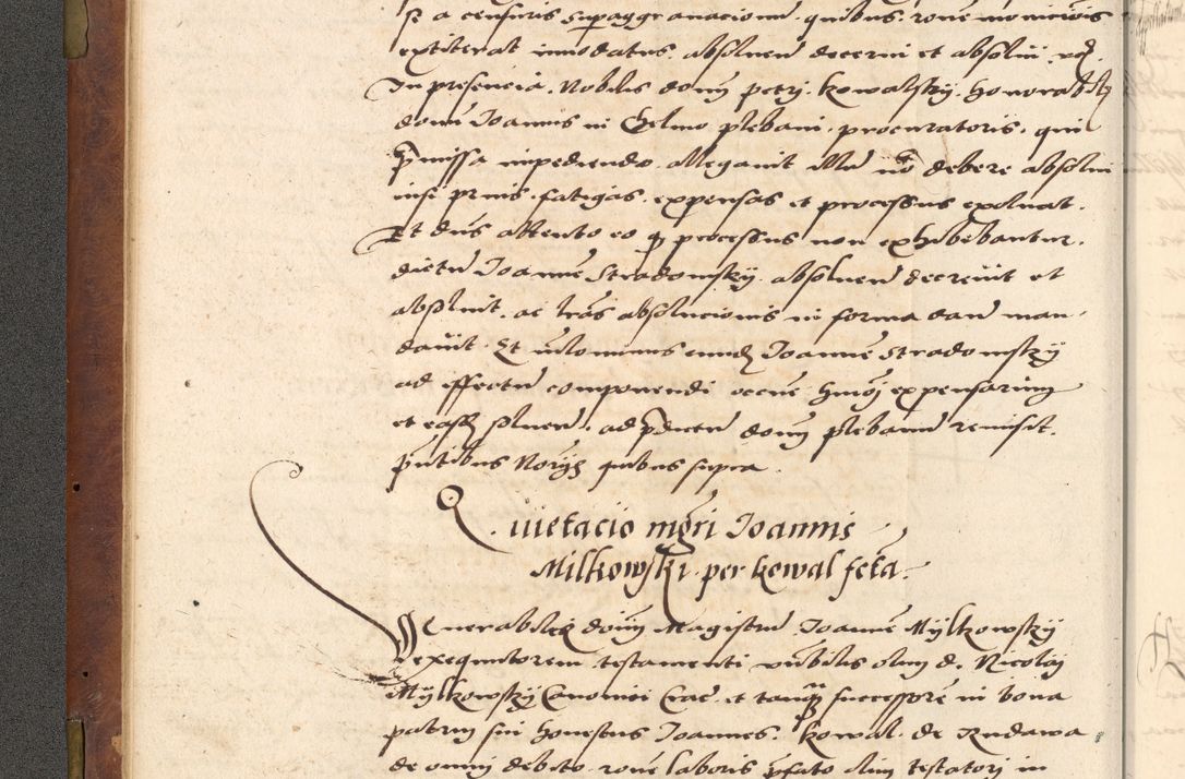 Zdjęcie nr 24 dla obiektu archiwalnego: Acta actorum causarum, sentenciarum, obligationum et mandatorum coram reverendo patre domino Petro Porembski preposito Osswieczimensi, canonico et officiali generali Cracoviensi ad annum Domini millesimum quingentesimum quadrogesimum sextum, cuius inditio est quarta, pontificatus sanctissimi in Christo patris et domini nostri domini Pauli divina providencia papae tercii, anno ipsius duodecimo, a die ac mense infrascriptis feliciter inchoantur