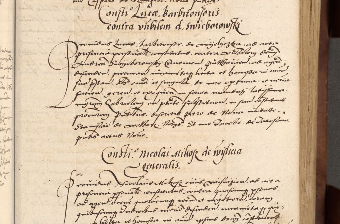Zdjęcie nr 21 dla obiektu archiwalnego: Acta actorum causarum, sentenciarum, obligationum et mandatorum coram reverendo patre domino Petro Porembski preposito Osswieczimensi, canonico et officiali generali Cracoviensi ad annum Domini millesimum quingentesimum quadrogesimum sextum, cuius inditio est quarta, pontificatus sanctissimi in Christo patris et domini nostri domini Pauli divina providencia papae tercii, anno ipsius duodecimo, a die ac mense infrascriptis feliciter inchoantur