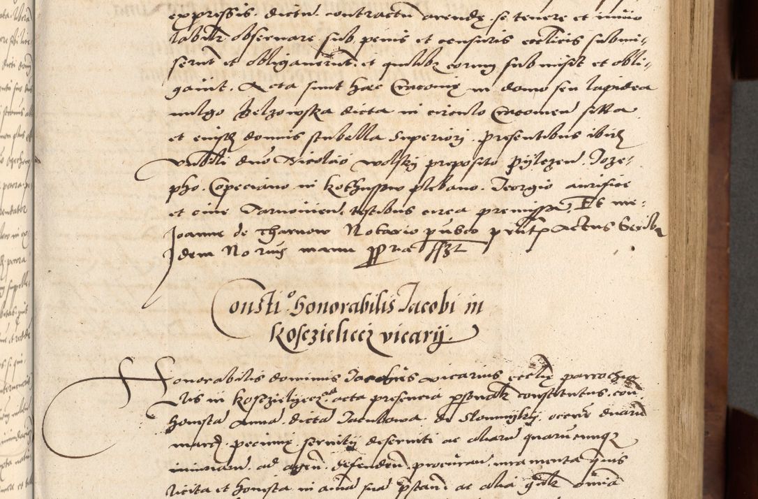Zdjęcie nr 19 dla obiektu archiwalnego: Acta actorum causarum, sentenciarum, obligationum et mandatorum coram reverendo patre domino Petro Porembski preposito Osswieczimensi, canonico et officiali generali Cracoviensi ad annum Domini millesimum quingentesimum quadrogesimum sextum, cuius inditio est quarta, pontificatus sanctissimi in Christo patris et domini nostri domini Pauli divina providencia papae tercii, anno ipsius duodecimo, a die ac mense infrascriptis feliciter inchoantur