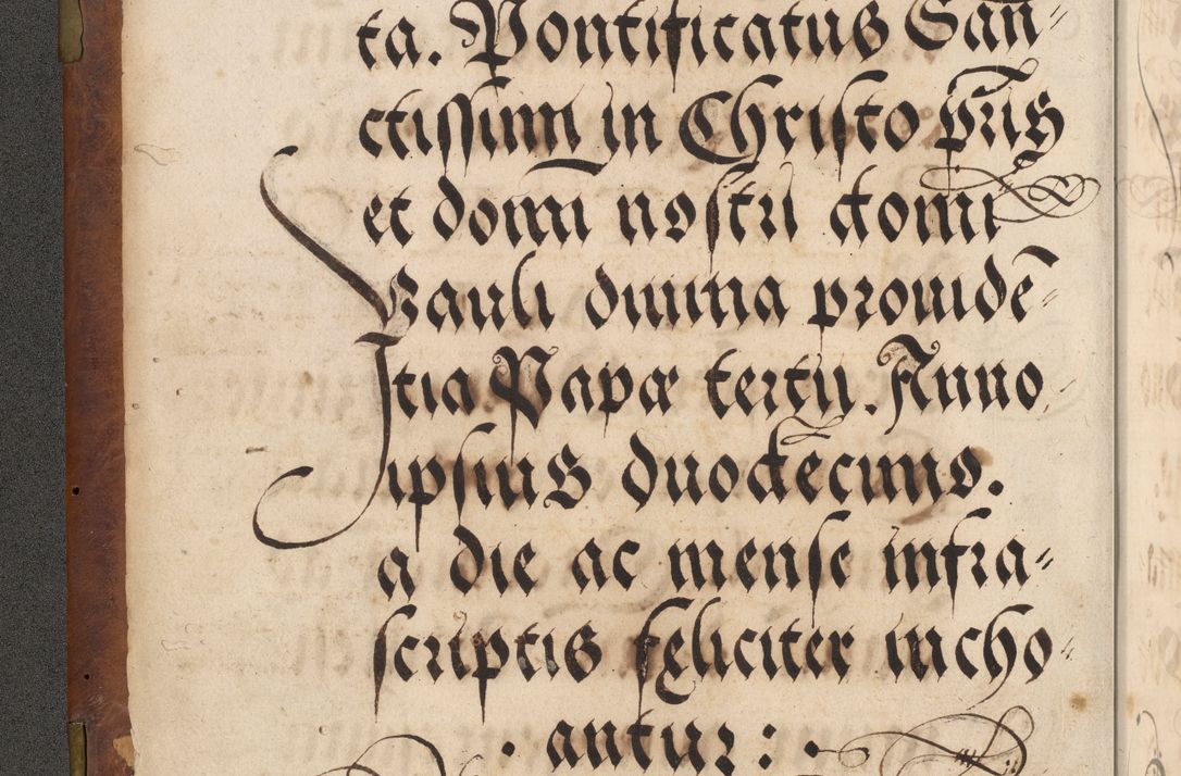 Zdjęcie nr 12 dla obiektu archiwalnego: Acta actorum causarum, sentenciarum, obligationum et mandatorum coram reverendo patre domino Petro Porembski preposito Osswieczimensi, canonico et officiali generali Cracoviensi ad annum Domini millesimum quingentesimum quadrogesimum sextum, cuius inditio est quarta, pontificatus sanctissimi in Christo patris et domini nostri domini Pauli divina providencia papae tercii, anno ipsius duodecimo, a die ac mense infrascriptis feliciter inchoantur