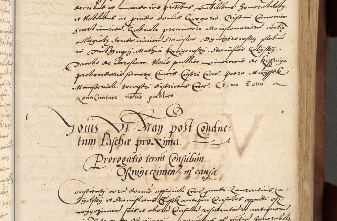 Zdjęcie nr 15 dla obiektu archiwalnego: Acta actorum causarum, sentenciarum, obligationum et mandatorum coram reverendo patre domino Petro Porembski preposito Osswieczimensi, canonico et officiali generali Cracoviensi ad annum Domini millesimum quingentesimum quadrogesimum sextum, cuius inditio est quarta, pontificatus sanctissimi in Christo patris et domini nostri domini Pauli divina providencia papae tercii, anno ipsius duodecimo, a die ac mense infrascriptis feliciter inchoantur