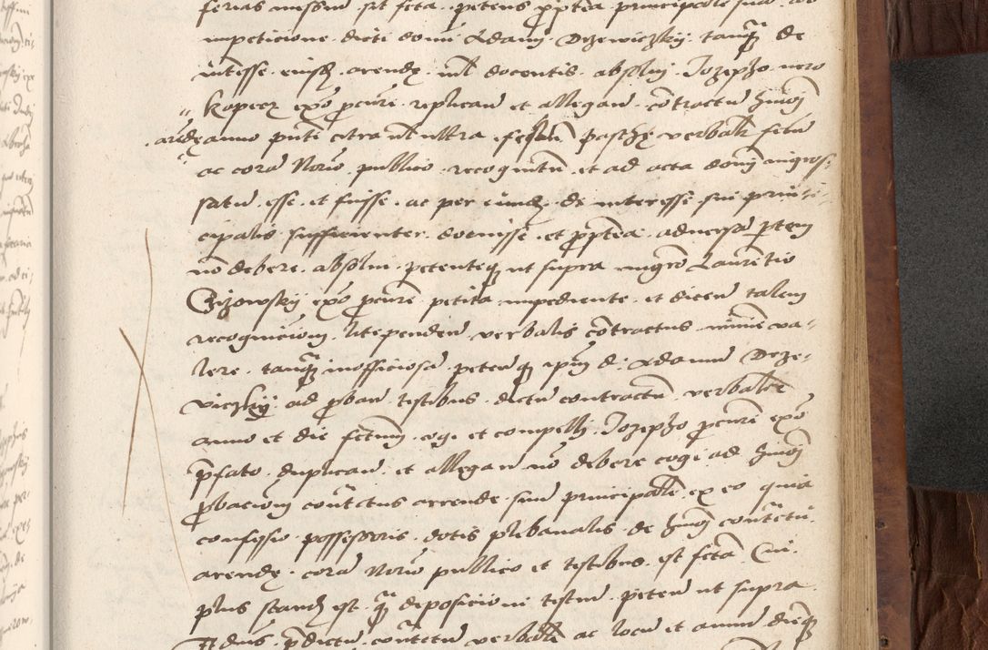 Zdjęcie nr 405 dla obiektu archiwalnego: Acta actorum causarum, sentenciarum, obligationum et mandatorum coram reverendo patre domino Petro Porembski preposito Osswieczimensi, canonico et officiali generali Cracoviensi ad annum Domini millesimum quingentesimum quadrogesimum sextum, cuius inditio est quarta, pontificatus sanctissimi in Christo patris et domini nostri domini Pauli divina providencia papae tercii, anno ipsius duodecimo, a die ac mense infrascriptis feliciter inchoantur