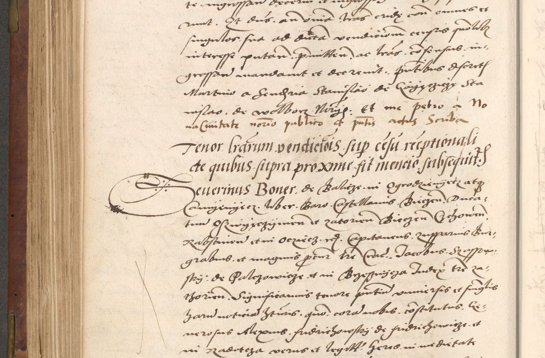 Zdjęcie nr 398 dla obiektu archiwalnego: Acta actorum causarum, sentenciarum, obligationum et mandatorum coram reverendo patre domino Petro Porembski preposito Osswieczimensi, canonico et officiali generali Cracoviensi ad annum Domini millesimum quingentesimum quadrogesimum sextum, cuius inditio est quarta, pontificatus sanctissimi in Christo patris et domini nostri domini Pauli divina providencia papae tercii, anno ipsius duodecimo, a die ac mense infrascriptis feliciter inchoantur