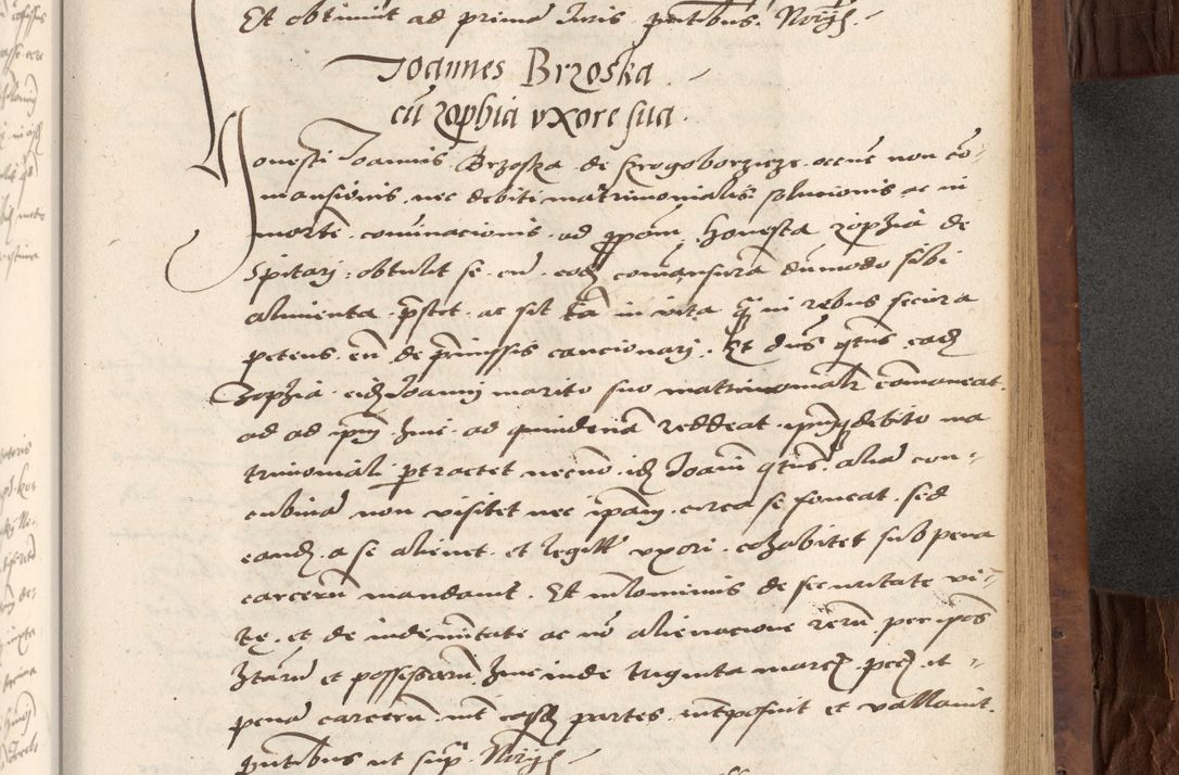 Zdjęcie nr 383 dla obiektu archiwalnego: Acta actorum causarum, sentenciarum, obligationum et mandatorum coram reverendo patre domino Petro Porembski preposito Osswieczimensi, canonico et officiali generali Cracoviensi ad annum Domini millesimum quingentesimum quadrogesimum sextum, cuius inditio est quarta, pontificatus sanctissimi in Christo patris et domini nostri domini Pauli divina providencia papae tercii, anno ipsius duodecimo, a die ac mense infrascriptis feliciter inchoantur