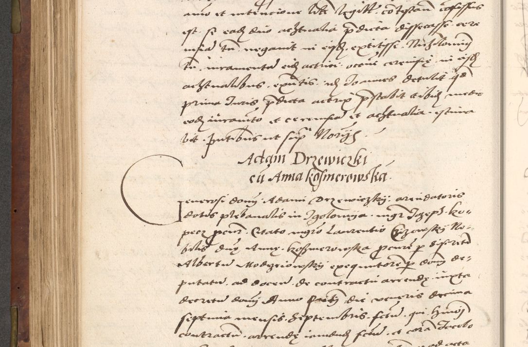 Zdjęcie nr 382 dla obiektu archiwalnego: Acta actorum causarum, sentenciarum, obligationum et mandatorum coram reverendo patre domino Petro Porembski preposito Osswieczimensi, canonico et officiali generali Cracoviensi ad annum Domini millesimum quingentesimum quadrogesimum sextum, cuius inditio est quarta, pontificatus sanctissimi in Christo patris et domini nostri domini Pauli divina providencia papae tercii, anno ipsius duodecimo, a die ac mense infrascriptis feliciter inchoantur