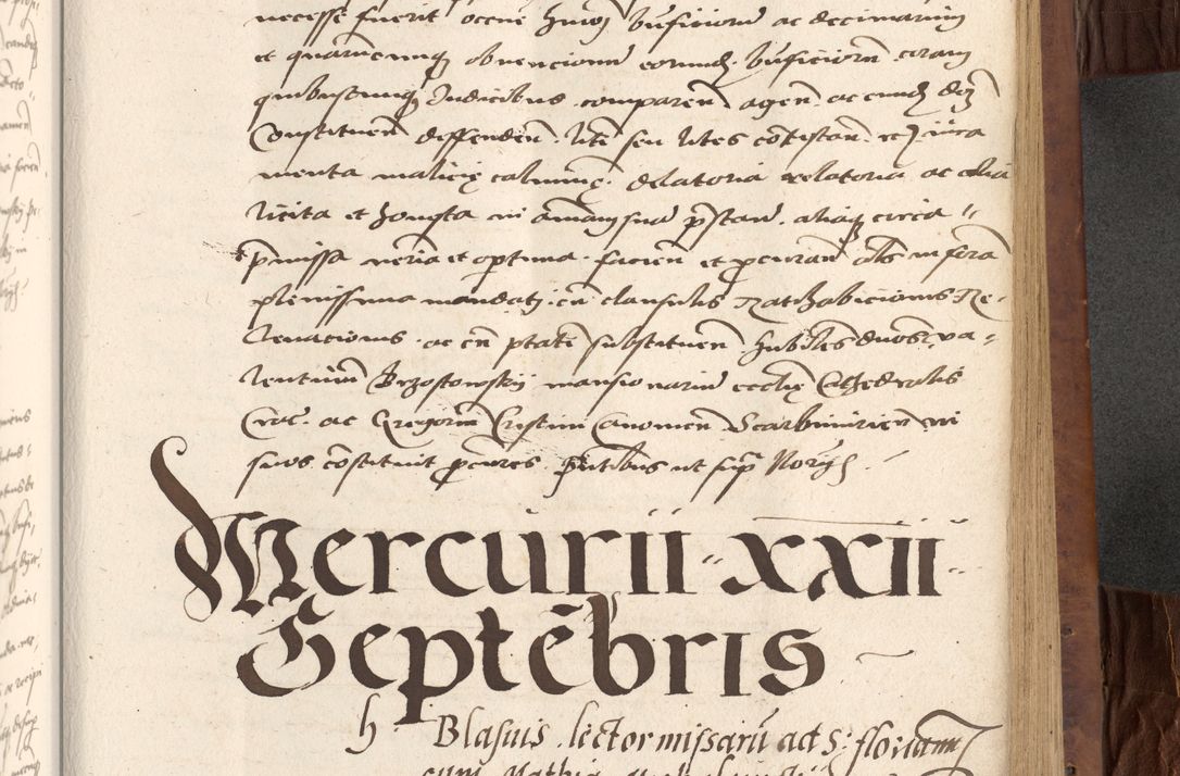 Zdjęcie nr 369 dla obiektu archiwalnego: Acta actorum causarum, sentenciarum, obligationum et mandatorum coram reverendo patre domino Petro Porembski preposito Osswieczimensi, canonico et officiali generali Cracoviensi ad annum Domini millesimum quingentesimum quadrogesimum sextum, cuius inditio est quarta, pontificatus sanctissimi in Christo patris et domini nostri domini Pauli divina providencia papae tercii, anno ipsius duodecimo, a die ac mense infrascriptis feliciter inchoantur