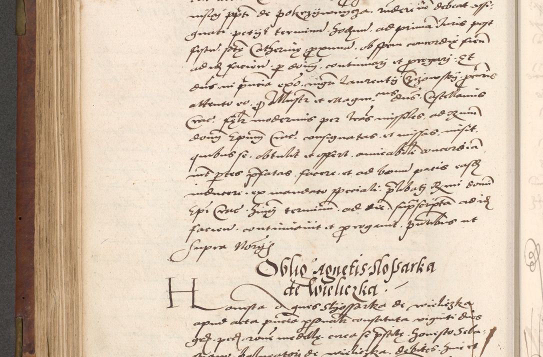 Zdjęcie nr 364 dla obiektu archiwalnego: Acta actorum causarum, sentenciarum, obligationum et mandatorum coram reverendo patre domino Petro Porembski preposito Osswieczimensi, canonico et officiali generali Cracoviensi ad annum Domini millesimum quingentesimum quadrogesimum sextum, cuius inditio est quarta, pontificatus sanctissimi in Christo patris et domini nostri domini Pauli divina providencia papae tercii, anno ipsius duodecimo, a die ac mense infrascriptis feliciter inchoantur