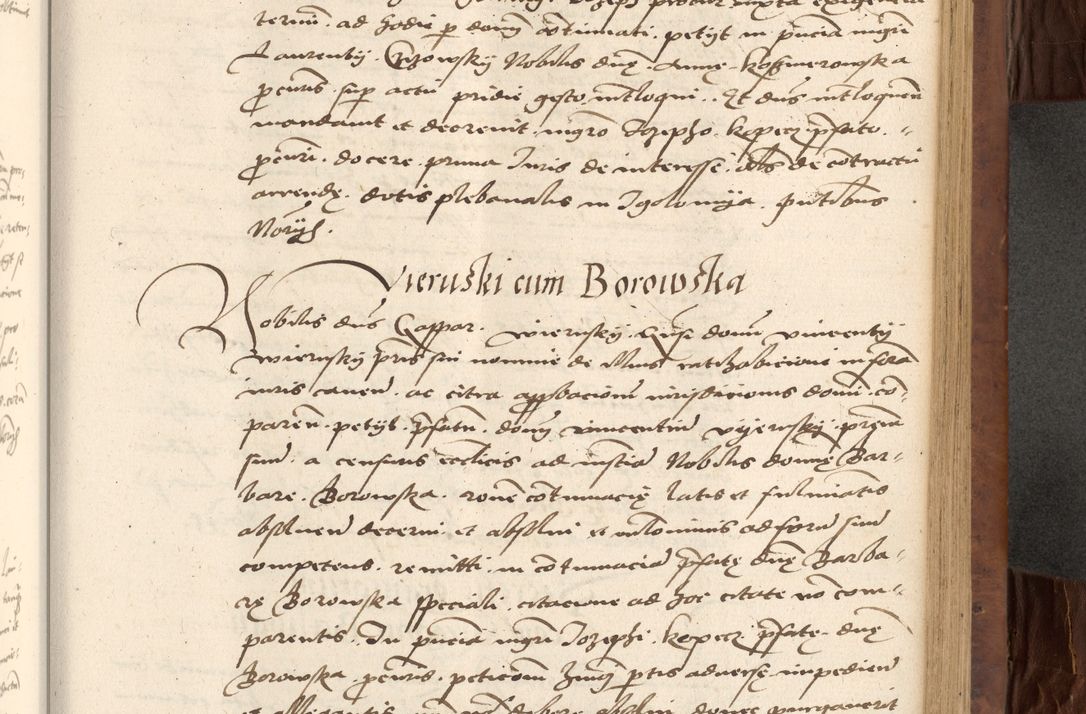 Zdjęcie nr 357 dla obiektu archiwalnego: Acta actorum causarum, sentenciarum, obligationum et mandatorum coram reverendo patre domino Petro Porembski preposito Osswieczimensi, canonico et officiali generali Cracoviensi ad annum Domini millesimum quingentesimum quadrogesimum sextum, cuius inditio est quarta, pontificatus sanctissimi in Christo patris et domini nostri domini Pauli divina providencia papae tercii, anno ipsius duodecimo, a die ac mense infrascriptis feliciter inchoantur