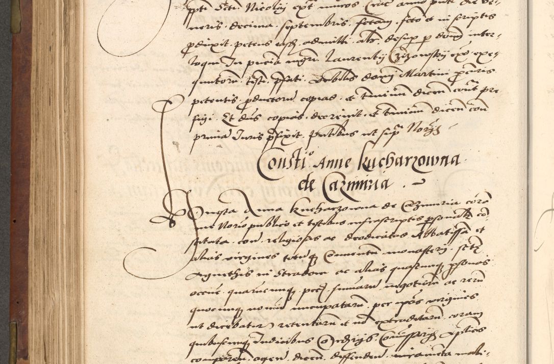 Zdjęcie nr 340 dla obiektu archiwalnego: Acta actorum causarum, sentenciarum, obligationum et mandatorum coram reverendo patre domino Petro Porembski preposito Osswieczimensi, canonico et officiali generali Cracoviensi ad annum Domini millesimum quingentesimum quadrogesimum sextum, cuius inditio est quarta, pontificatus sanctissimi in Christo patris et domini nostri domini Pauli divina providencia papae tercii, anno ipsius duodecimo, a die ac mense infrascriptis feliciter inchoantur