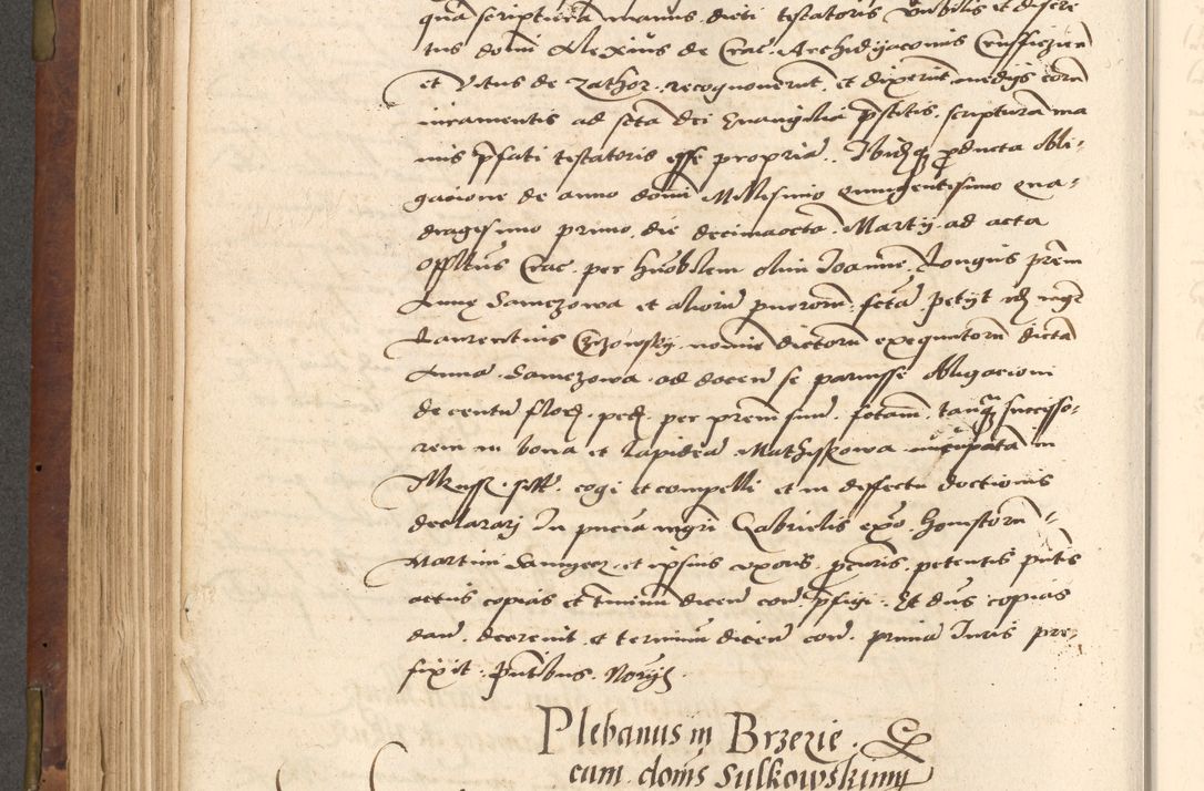 Zdjęcie nr 332 dla obiektu archiwalnego: Acta actorum causarum, sentenciarum, obligationum et mandatorum coram reverendo patre domino Petro Porembski preposito Osswieczimensi, canonico et officiali generali Cracoviensi ad annum Domini millesimum quingentesimum quadrogesimum sextum, cuius inditio est quarta, pontificatus sanctissimi in Christo patris et domini nostri domini Pauli divina providencia papae tercii, anno ipsius duodecimo, a die ac mense infrascriptis feliciter inchoantur