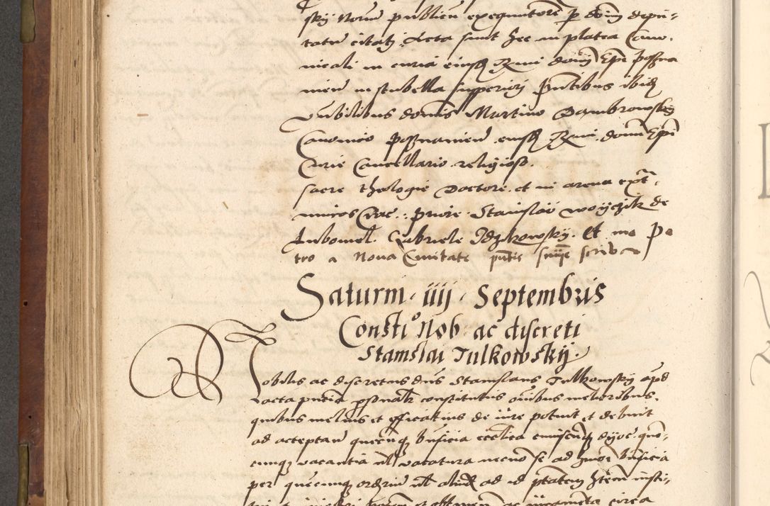 Zdjęcie nr 318 dla obiektu archiwalnego: Acta actorum causarum, sentenciarum, obligationum et mandatorum coram reverendo patre domino Petro Porembski preposito Osswieczimensi, canonico et officiali generali Cracoviensi ad annum Domini millesimum quingentesimum quadrogesimum sextum, cuius inditio est quarta, pontificatus sanctissimi in Christo patris et domini nostri domini Pauli divina providencia papae tercii, anno ipsius duodecimo, a die ac mense infrascriptis feliciter inchoantur