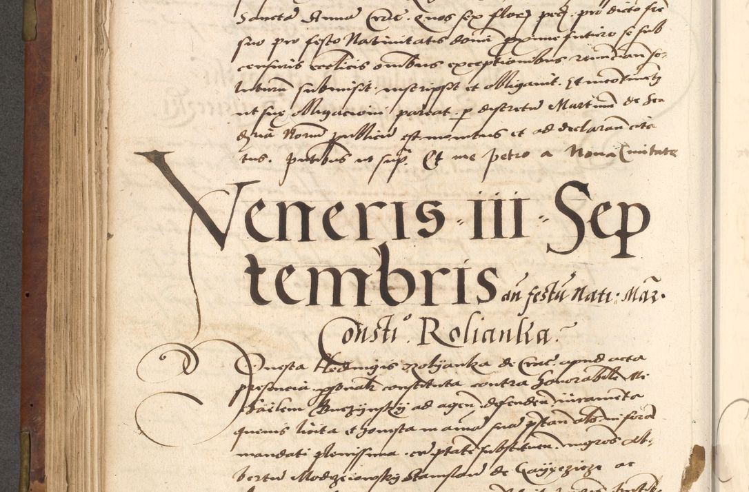 Zdjęcie nr 314 dla obiektu archiwalnego: Acta actorum causarum, sentenciarum, obligationum et mandatorum coram reverendo patre domino Petro Porembski preposito Osswieczimensi, canonico et officiali generali Cracoviensi ad annum Domini millesimum quingentesimum quadrogesimum sextum, cuius inditio est quarta, pontificatus sanctissimi in Christo patris et domini nostri domini Pauli divina providencia papae tercii, anno ipsius duodecimo, a die ac mense infrascriptis feliciter inchoantur