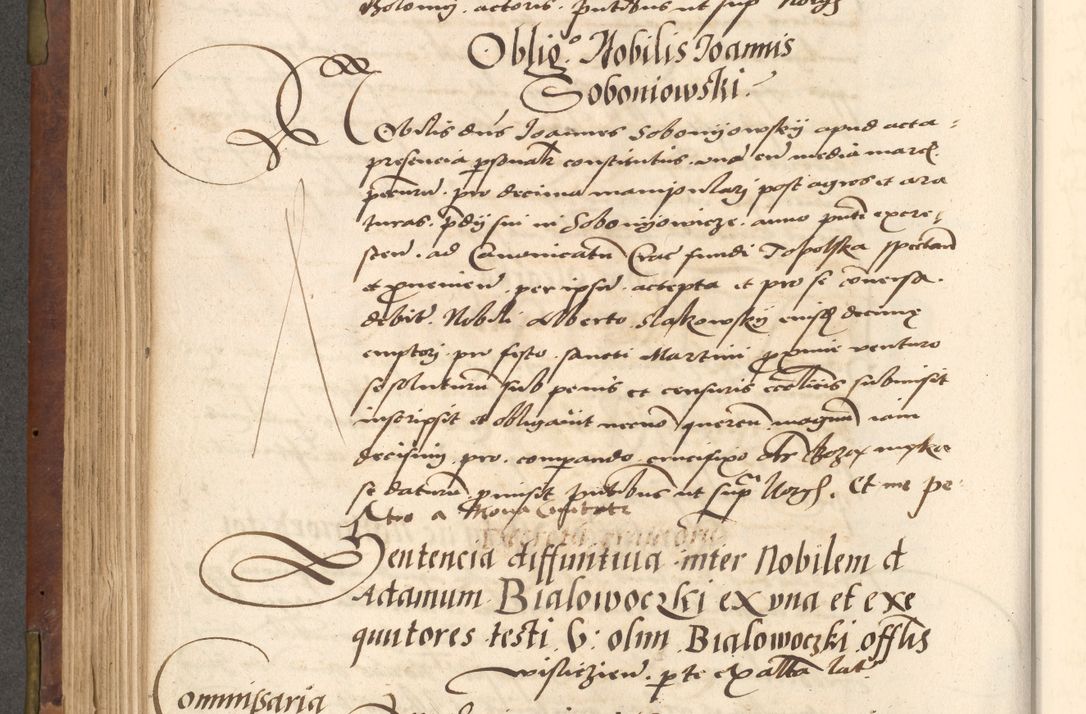 Zdjęcie nr 316 dla obiektu archiwalnego: Acta actorum causarum, sentenciarum, obligationum et mandatorum coram reverendo patre domino Petro Porembski preposito Osswieczimensi, canonico et officiali generali Cracoviensi ad annum Domini millesimum quingentesimum quadrogesimum sextum, cuius inditio est quarta, pontificatus sanctissimi in Christo patris et domini nostri domini Pauli divina providencia papae tercii, anno ipsius duodecimo, a die ac mense infrascriptis feliciter inchoantur