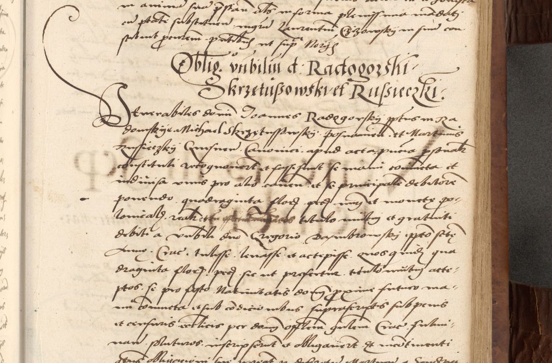 Zdjęcie nr 313 dla obiektu archiwalnego: Acta actorum causarum, sentenciarum, obligationum et mandatorum coram reverendo patre domino Petro Porembski preposito Osswieczimensi, canonico et officiali generali Cracoviensi ad annum Domini millesimum quingentesimum quadrogesimum sextum, cuius inditio est quarta, pontificatus sanctissimi in Christo patris et domini nostri domini Pauli divina providencia papae tercii, anno ipsius duodecimo, a die ac mense infrascriptis feliciter inchoantur