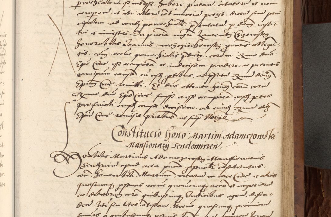 Zdjęcie nr 309 dla obiektu archiwalnego: Acta actorum causarum, sentenciarum, obligationum et mandatorum coram reverendo patre domino Petro Porembski preposito Osswieczimensi, canonico et officiali generali Cracoviensi ad annum Domini millesimum quingentesimum quadrogesimum sextum, cuius inditio est quarta, pontificatus sanctissimi in Christo patris et domini nostri domini Pauli divina providencia papae tercii, anno ipsius duodecimo, a die ac mense infrascriptis feliciter inchoantur