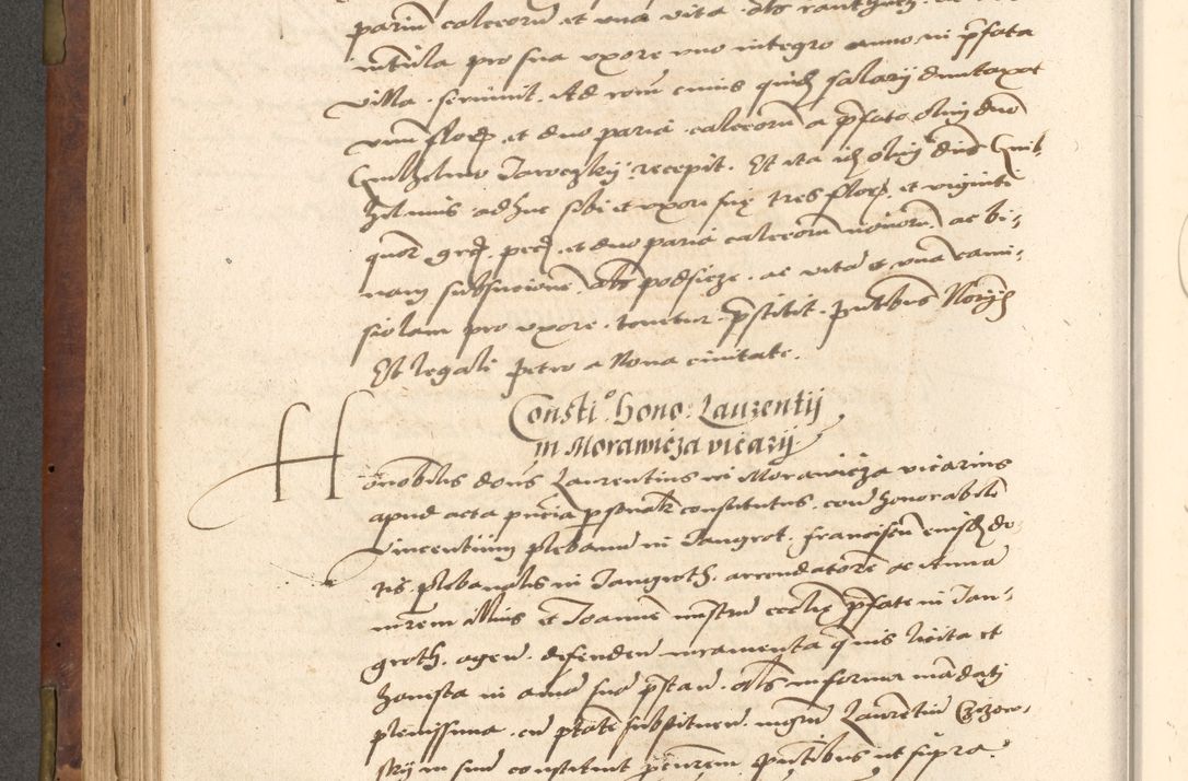 Zdjęcie nr 296 dla obiektu archiwalnego: Acta actorum causarum, sentenciarum, obligationum et mandatorum coram reverendo patre domino Petro Porembski preposito Osswieczimensi, canonico et officiali generali Cracoviensi ad annum Domini millesimum quingentesimum quadrogesimum sextum, cuius inditio est quarta, pontificatus sanctissimi in Christo patris et domini nostri domini Pauli divina providencia papae tercii, anno ipsius duodecimo, a die ac mense infrascriptis feliciter inchoantur