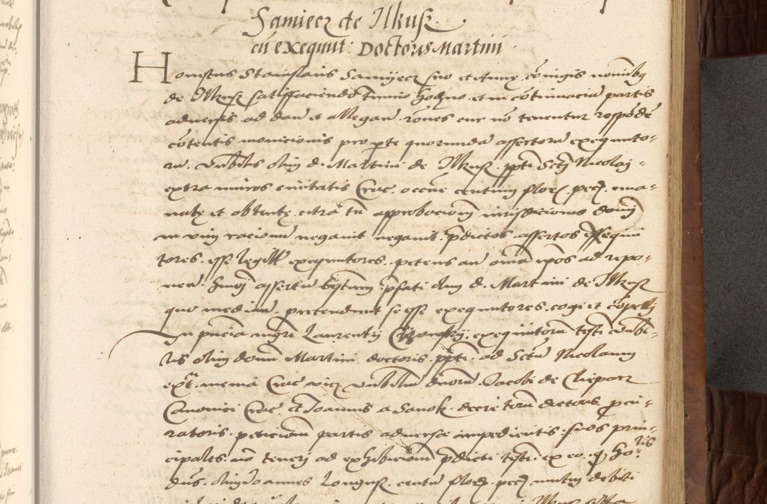 Zdjęcie nr 293 dla obiektu archiwalnego: Acta actorum causarum, sentenciarum, obligationum et mandatorum coram reverendo patre domino Petro Porembski preposito Osswieczimensi, canonico et officiali generali Cracoviensi ad annum Domini millesimum quingentesimum quadrogesimum sextum, cuius inditio est quarta, pontificatus sanctissimi in Christo patris et domini nostri domini Pauli divina providencia papae tercii, anno ipsius duodecimo, a die ac mense infrascriptis feliciter inchoantur