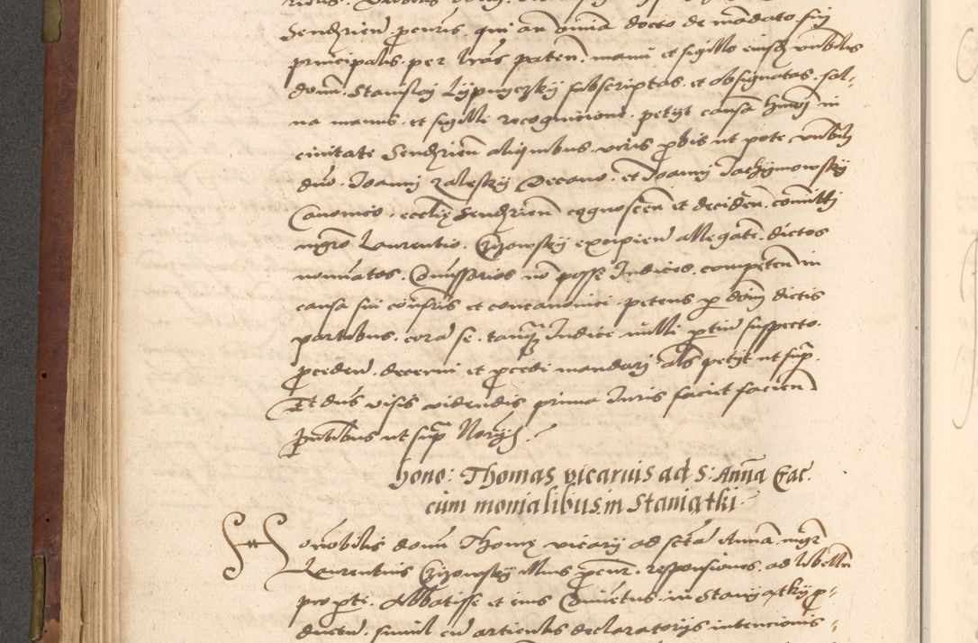 Zdjęcie nr 286 dla obiektu archiwalnego: Acta actorum causarum, sentenciarum, obligationum et mandatorum coram reverendo patre domino Petro Porembski preposito Osswieczimensi, canonico et officiali generali Cracoviensi ad annum Domini millesimum quingentesimum quadrogesimum sextum, cuius inditio est quarta, pontificatus sanctissimi in Christo patris et domini nostri domini Pauli divina providencia papae tercii, anno ipsius duodecimo, a die ac mense infrascriptis feliciter inchoantur