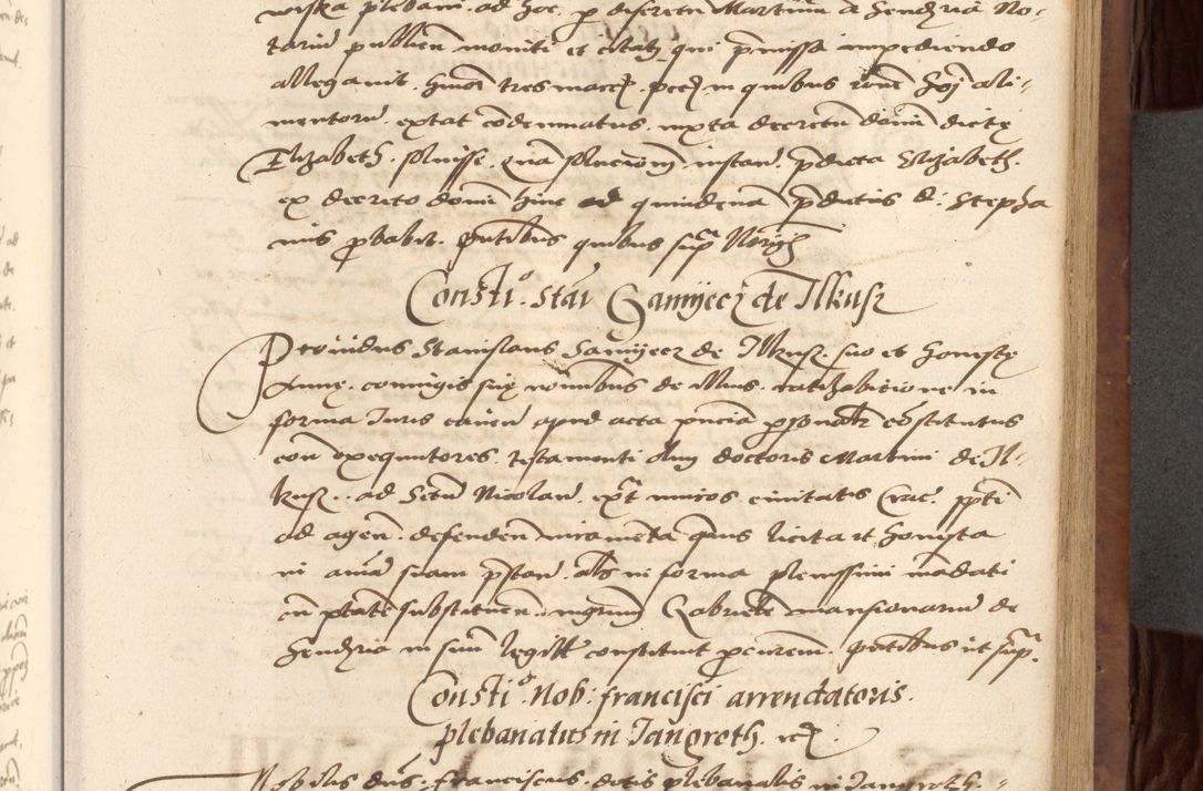 Zdjęcie nr 289 dla obiektu archiwalnego: Acta actorum causarum, sentenciarum, obligationum et mandatorum coram reverendo patre domino Petro Porembski preposito Osswieczimensi, canonico et officiali generali Cracoviensi ad annum Domini millesimum quingentesimum quadrogesimum sextum, cuius inditio est quarta, pontificatus sanctissimi in Christo patris et domini nostri domini Pauli divina providencia papae tercii, anno ipsius duodecimo, a die ac mense infrascriptis feliciter inchoantur