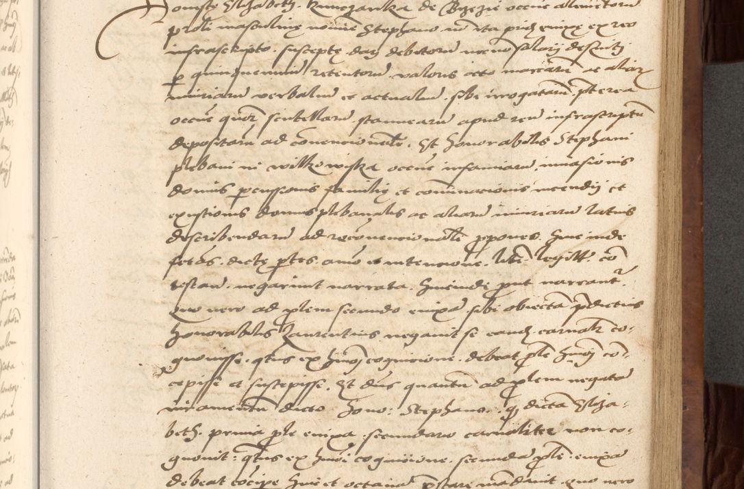 Zdjęcie nr 281 dla obiektu archiwalnego: Acta actorum causarum, sentenciarum, obligationum et mandatorum coram reverendo patre domino Petro Porembski preposito Osswieczimensi, canonico et officiali generali Cracoviensi ad annum Domini millesimum quingentesimum quadrogesimum sextum, cuius inditio est quarta, pontificatus sanctissimi in Christo patris et domini nostri domini Pauli divina providencia papae tercii, anno ipsius duodecimo, a die ac mense infrascriptis feliciter inchoantur