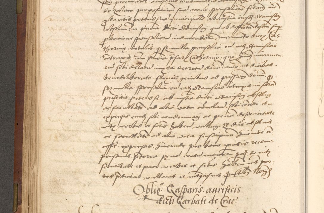 Zdjęcie nr 282 dla obiektu archiwalnego: Acta actorum causarum, sentenciarum, obligationum et mandatorum coram reverendo patre domino Petro Porembski preposito Osswieczimensi, canonico et officiali generali Cracoviensi ad annum Domini millesimum quingentesimum quadrogesimum sextum, cuius inditio est quarta, pontificatus sanctissimi in Christo patris et domini nostri domini Pauli divina providencia papae tercii, anno ipsius duodecimo, a die ac mense infrascriptis feliciter inchoantur