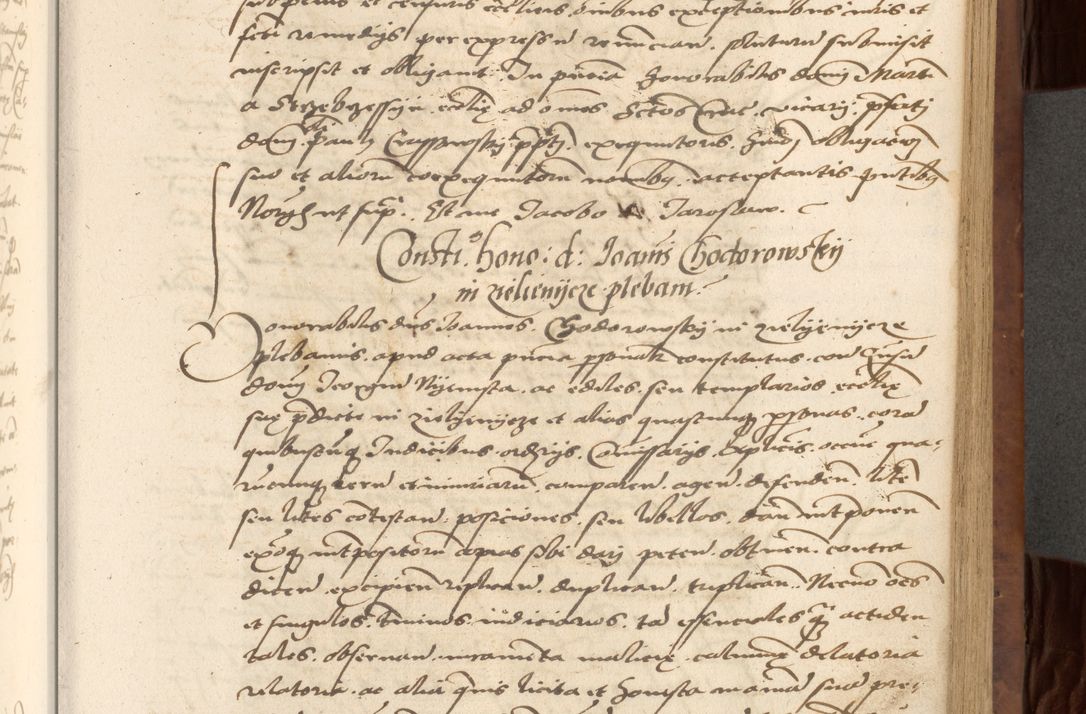 Zdjęcie nr 283 dla obiektu archiwalnego: Acta actorum causarum, sentenciarum, obligationum et mandatorum coram reverendo patre domino Petro Porembski preposito Osswieczimensi, canonico et officiali generali Cracoviensi ad annum Domini millesimum quingentesimum quadrogesimum sextum, cuius inditio est quarta, pontificatus sanctissimi in Christo patris et domini nostri domini Pauli divina providencia papae tercii, anno ipsius duodecimo, a die ac mense infrascriptis feliciter inchoantur