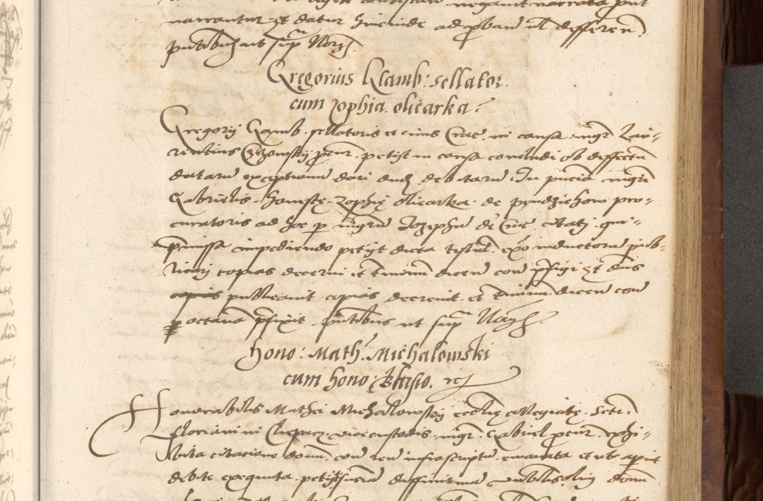 Zdjęcie nr 277 dla obiektu archiwalnego: Acta actorum causarum, sentenciarum, obligationum et mandatorum coram reverendo patre domino Petro Porembski preposito Osswieczimensi, canonico et officiali generali Cracoviensi ad annum Domini millesimum quingentesimum quadrogesimum sextum, cuius inditio est quarta, pontificatus sanctissimi in Christo patris et domini nostri domini Pauli divina providencia papae tercii, anno ipsius duodecimo, a die ac mense infrascriptis feliciter inchoantur