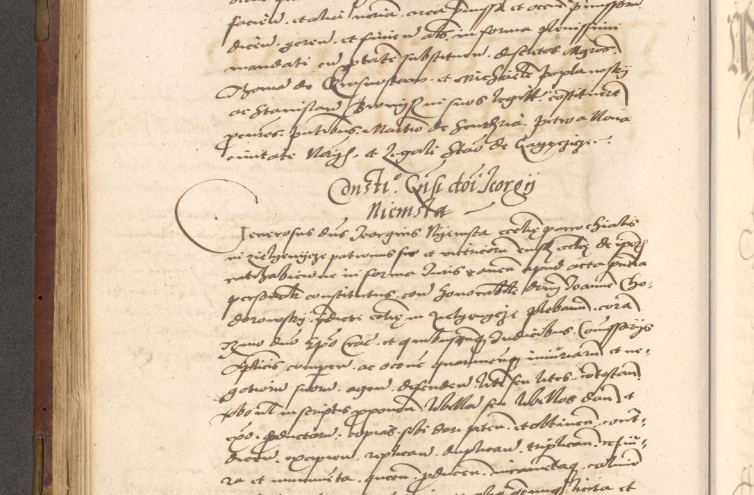 Zdjęcie nr 274 dla obiektu archiwalnego: Acta actorum causarum, sentenciarum, obligationum et mandatorum coram reverendo patre domino Petro Porembski preposito Osswieczimensi, canonico et officiali generali Cracoviensi ad annum Domini millesimum quingentesimum quadrogesimum sextum, cuius inditio est quarta, pontificatus sanctissimi in Christo patris et domini nostri domini Pauli divina providencia papae tercii, anno ipsius duodecimo, a die ac mense infrascriptis feliciter inchoantur