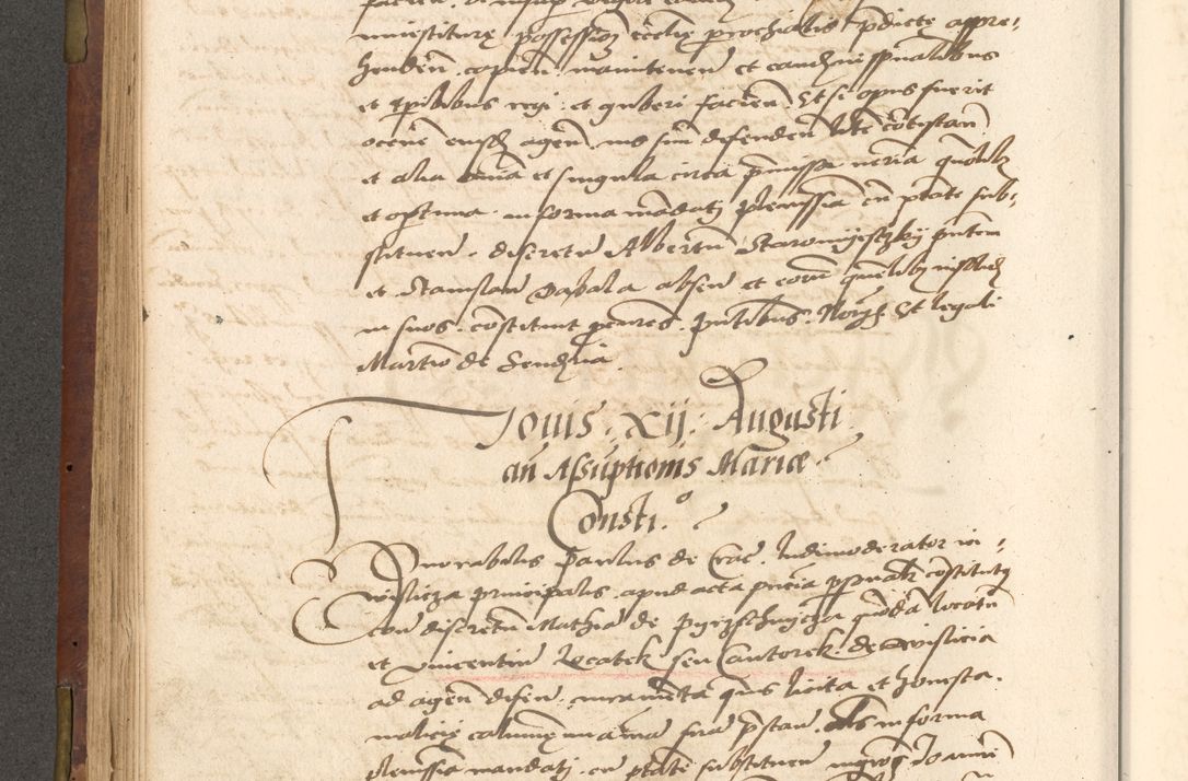 Zdjęcie nr 264 dla obiektu archiwalnego: Acta actorum causarum, sentenciarum, obligationum et mandatorum coram reverendo patre domino Petro Porembski preposito Osswieczimensi, canonico et officiali generali Cracoviensi ad annum Domini millesimum quingentesimum quadrogesimum sextum, cuius inditio est quarta, pontificatus sanctissimi in Christo patris et domini nostri domini Pauli divina providencia papae tercii, anno ipsius duodecimo, a die ac mense infrascriptis feliciter inchoantur