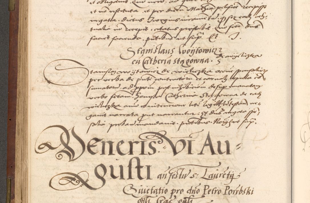 Zdjęcie nr 258 dla obiektu archiwalnego: Acta actorum causarum, sentenciarum, obligationum et mandatorum coram reverendo patre domino Petro Porembski preposito Osswieczimensi, canonico et officiali generali Cracoviensi ad annum Domini millesimum quingentesimum quadrogesimum sextum, cuius inditio est quarta, pontificatus sanctissimi in Christo patris et domini nostri domini Pauli divina providencia papae tercii, anno ipsius duodecimo, a die ac mense infrascriptis feliciter inchoantur