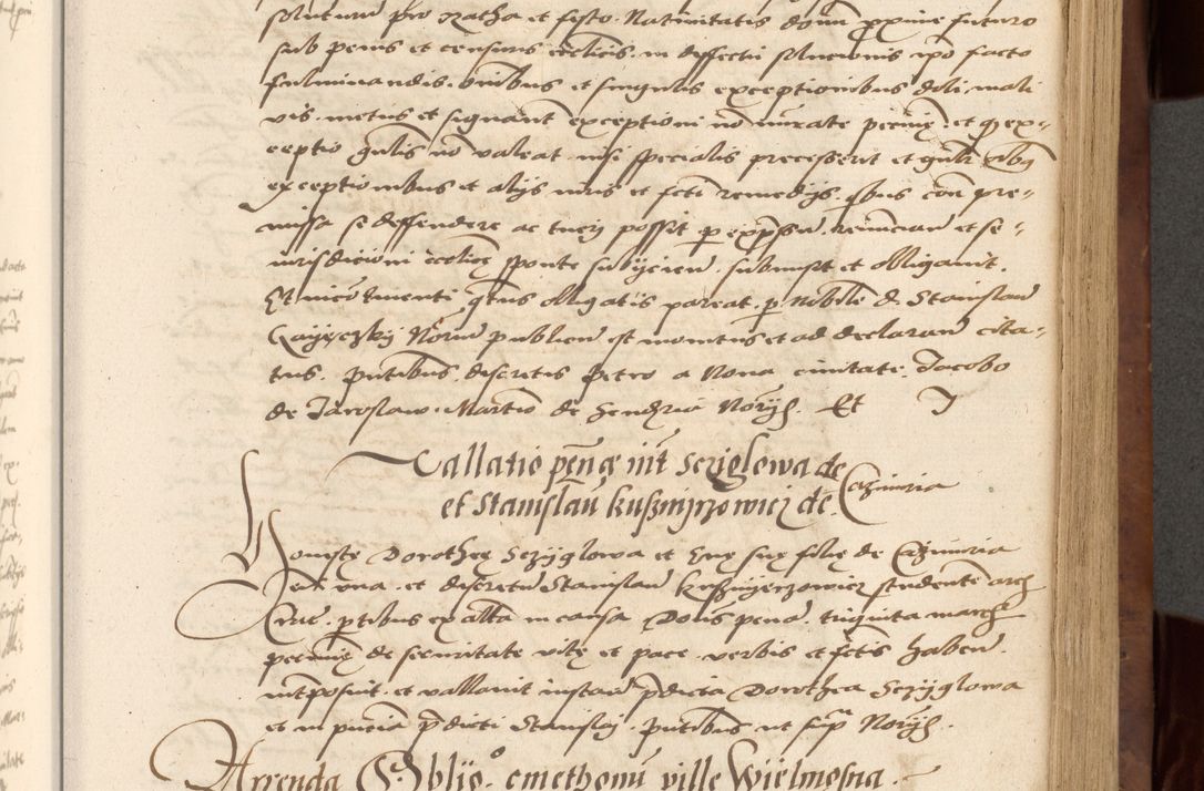 Zdjęcie nr 251 dla obiektu archiwalnego: Acta actorum causarum, sentenciarum, obligationum et mandatorum coram reverendo patre domino Petro Porembski preposito Osswieczimensi, canonico et officiali generali Cracoviensi ad annum Domini millesimum quingentesimum quadrogesimum sextum, cuius inditio est quarta, pontificatus sanctissimi in Christo patris et domini nostri domini Pauli divina providencia papae tercii, anno ipsius duodecimo, a die ac mense infrascriptis feliciter inchoantur